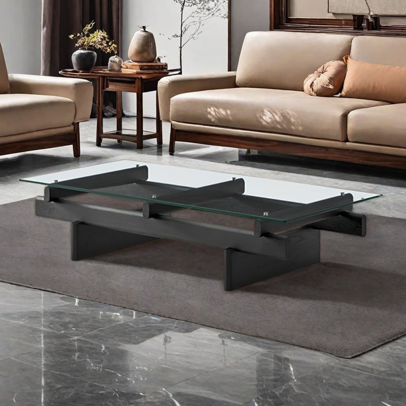 Deeter, 11.61" H x 51.18" L x 25.6" W, Black