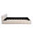 Justice Elegant Chenille Upholstered Bed with Checkerboard Design-462754494-438235574