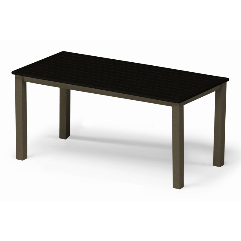 Table basse Robinett, Noir P70, Bois de plage texturé