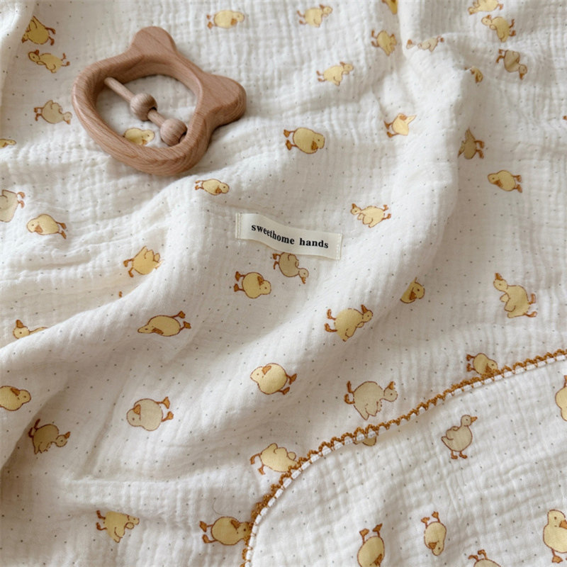 Couverture mignonne pour bébé en coton