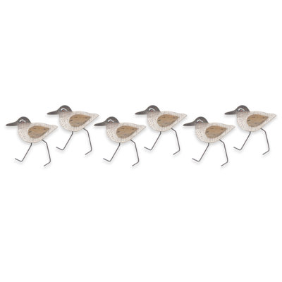 Ensemble de décoration murale 6 pièces Sandpipers