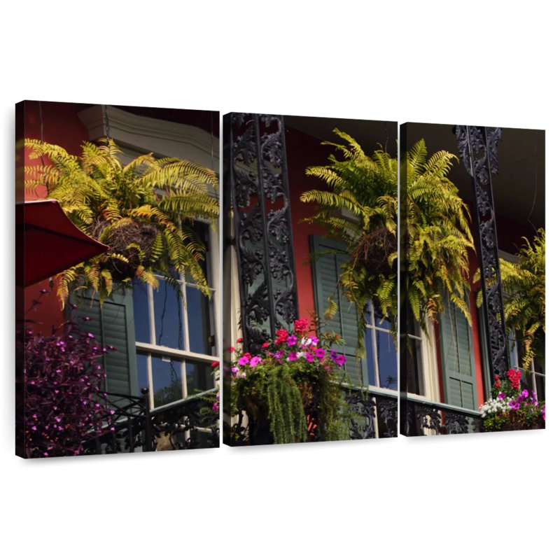 Balcon français Syd, Nouvelle-Orléans, H 36 po x l 57 po