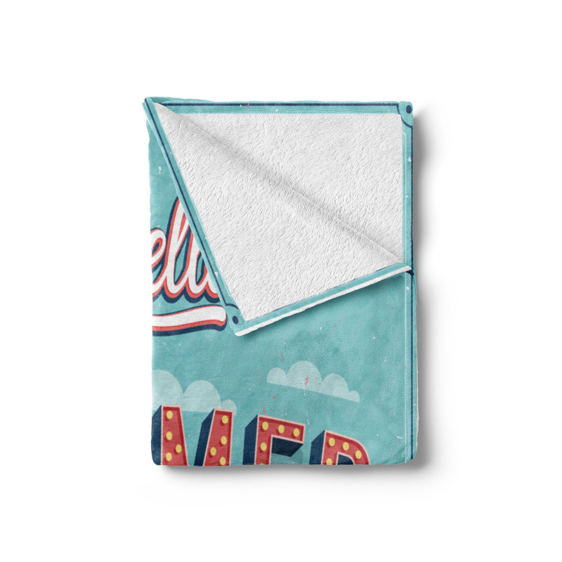 Hand Woven Throw Blanket, 50" x 70"