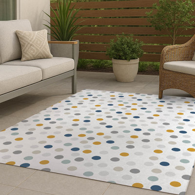 Tapis d'extérieur antidérapant Always Polka