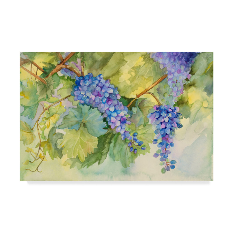Modern Framed Floral Landscape Canvas Art in Rich Colors