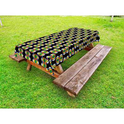 Rectangle No Pattern Polyester Tablecloth