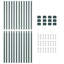 Fence Posts 12 Pcs Powder-Coated Steel-1753982552-1753987490