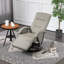 Fauteuil inclinable en polyuréthane avec repose-pieds
