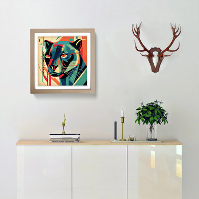 Panther Constructivism No.1 - Framed Print