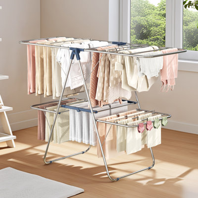 Séchoir à vêtements avec 4 ailes