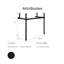 Pieds de lavabo mural Copeland 34,56 po seulement-132289443