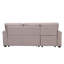 Canapé-lit modulaire rembourré en lin Rosina-86764424
