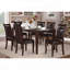 Extendable Dining Table with Separate Leaf – Dark Cherry Finish