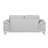 Light Gray Modern Genuine Leather Loveseat-33133431