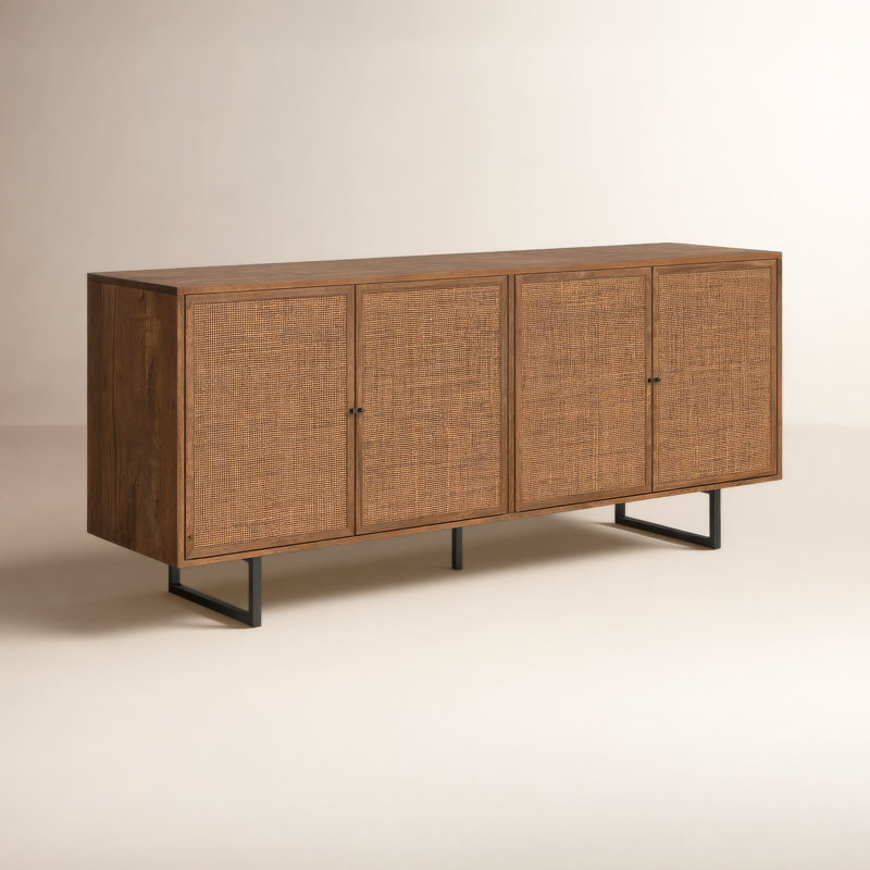 Carmel 72" Sideboard, Medium Brown