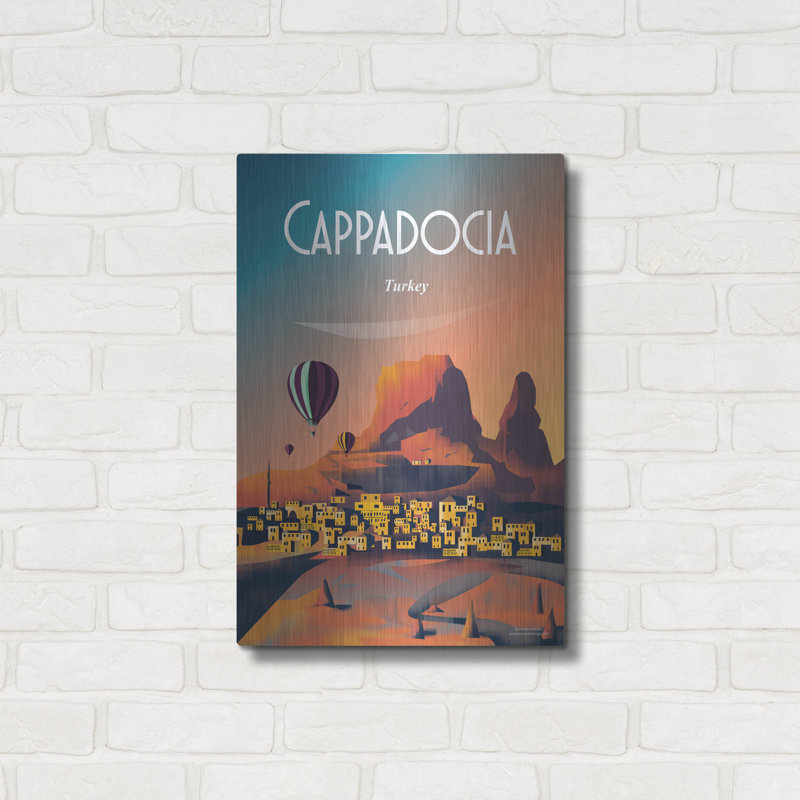  «Cappadocia Turquie» par l'Arctique, art mural en métal, 16 po x 24 po