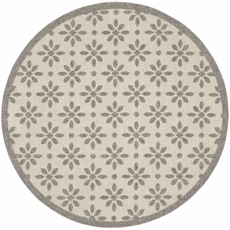 Tapis crème Therese, Rond 7 pi 10 po