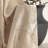 Luxury Curtains Jacquard Drapes 3D Gold Leaf 84 Inches Long High Precision Curtains for Living Room 2 Panels for Bedroom Grommet Top (Beige, 40" W x 84" L)-234516915-219553300