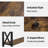 80cm Console Table with 1 Drawer and 2 Open Shelves-93582384