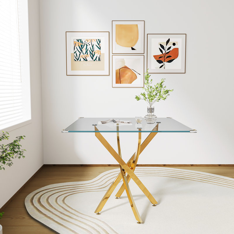 Ensemble repas, 3, Doré, Blanc / Doré