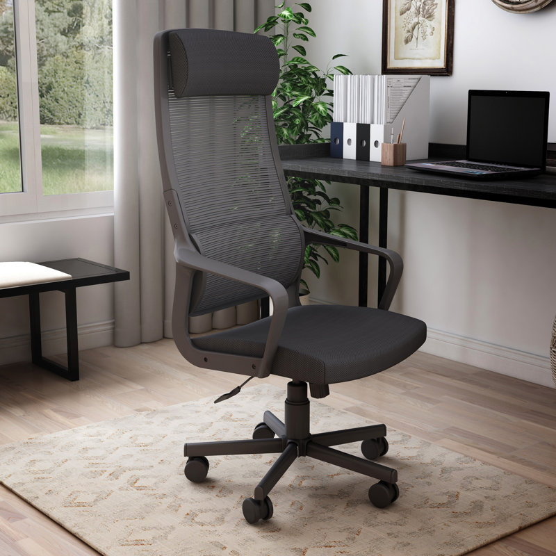 Chaise de travail en filet Northwood, Noir