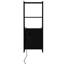 Tables de chevet de 2, tables de chevet modernes noires avec fonction de charge et système d'éclairage de nuit à couleur réglable, espace de rangement verrouillable pour les ordinateurs portables, lampe de chambre à bibliothèque ouverte à 2 niveaux,-471322645