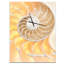Horloge murale surdimensionnée à motif nautilus-35102439