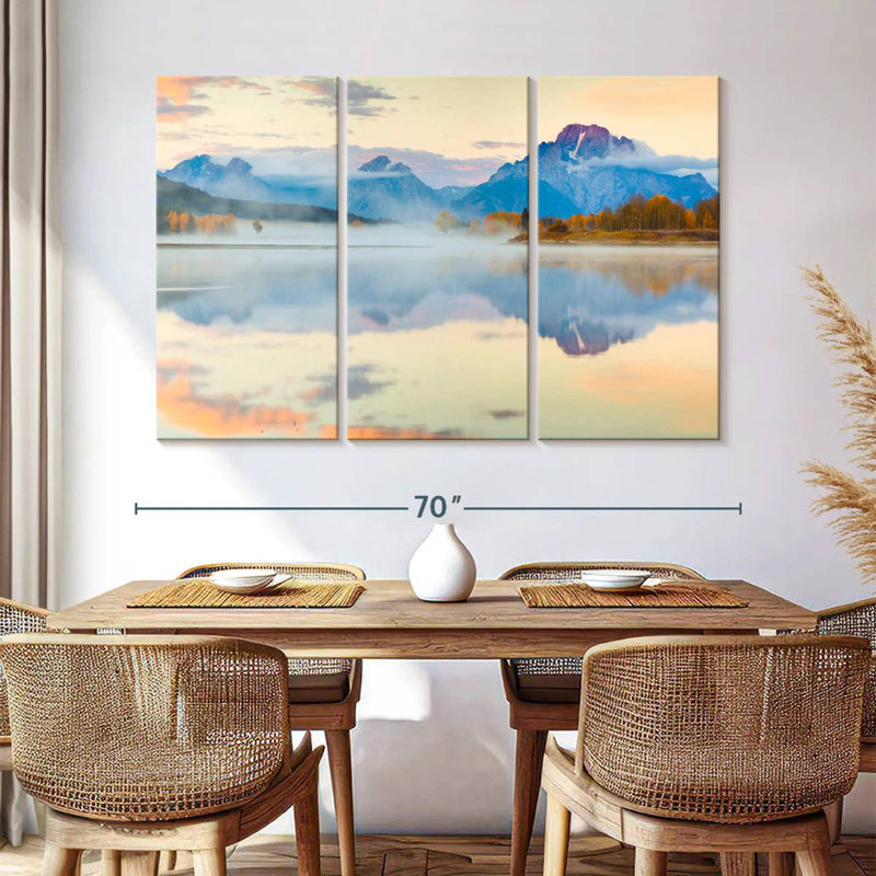 Alvord Hazy Grand Teton, H 42 po x l 65 po