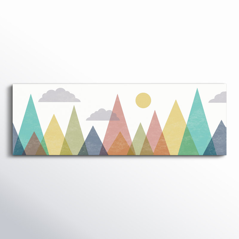 Art sur toile Keithley, H 12 po x l 36 po x P 1,25 po, Sans cadre