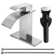Centerset Single-handle Bathroom Faucet with Drain Assembly