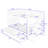 Dkwon Kids Twin Over Twin Bunk Bed with Drawers-1304280889