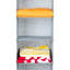 6 Tier Shelf Hanging Closet Organizer, Closet Hanging Shelf With 2 Sturdy Hooks For Storage, Foldable-770366334-770366331