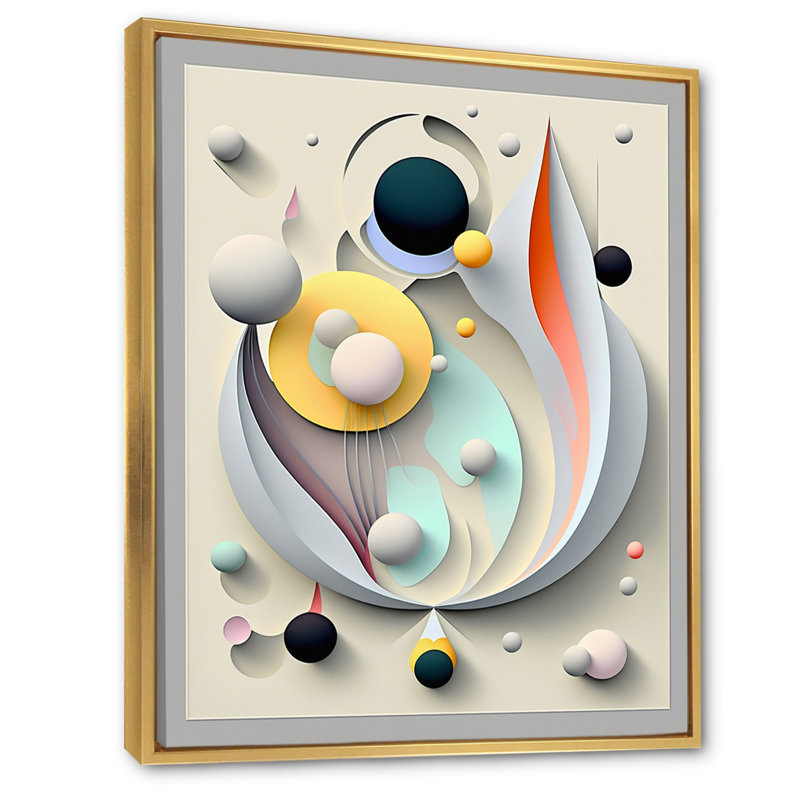 Sceance Ethereal Visions - Print on Canvas, 20" H x 12" W x 1" D, Gold Floater Framed