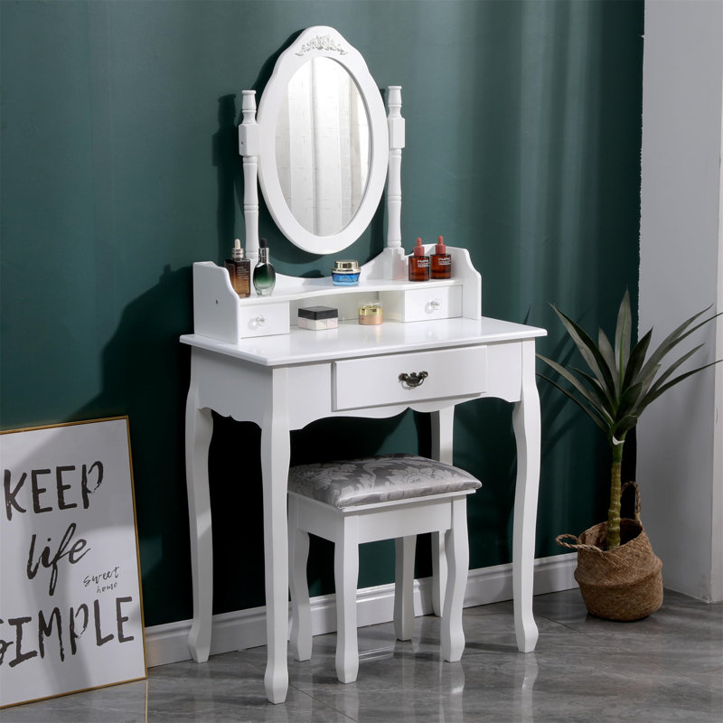 Louise Dressing Table with Mirror