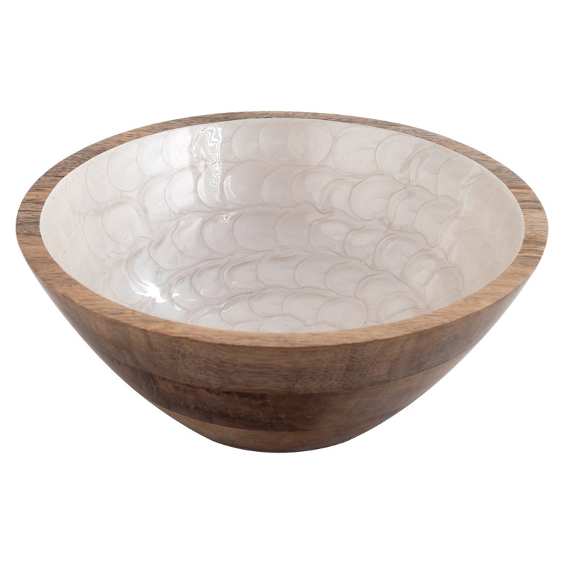 Latitude Vive Chassi Solid + Manufactured Wood Serving Bowl