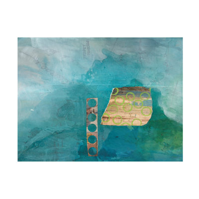 Wrapped Canvas Wall Art - Natalie Avondet  'Where the Ocean Meets the Sky I' Wall Art for Living Room, Bedroom, or Office Décor  - 18x24