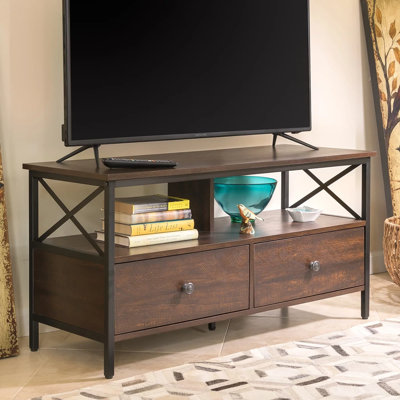 TV stand up to 50" with metal frame and drawers