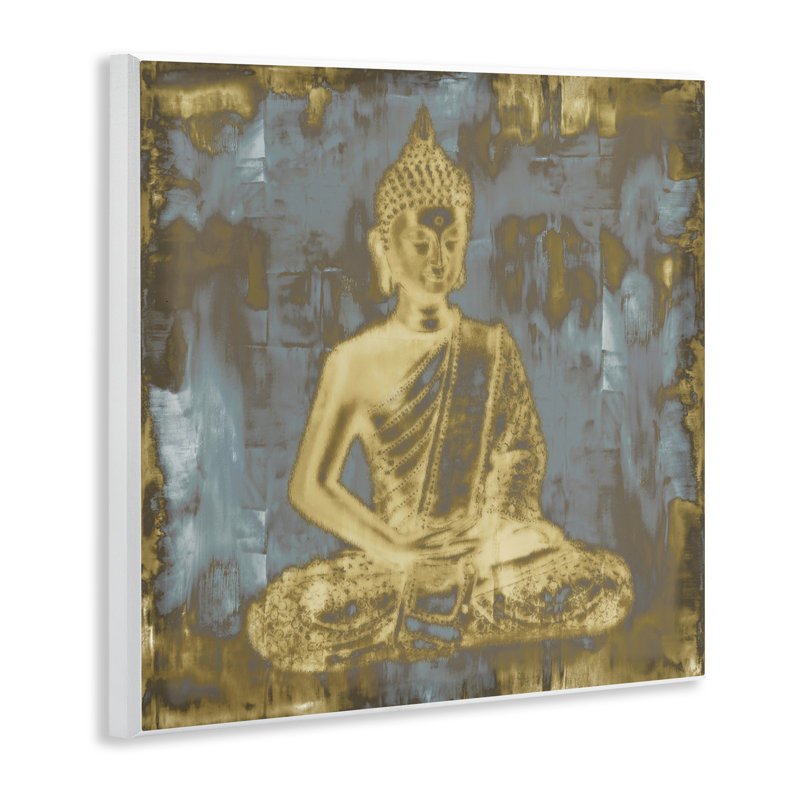 Plaque murale abstraite Mdha Earthy Buddha, design par Tom Bray