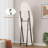 Full Length Mirror, 63" X 24" Floor Mirror/ Wall Mirror, Flannel Wrapped Wooden Frame Floor Mirror,Irregular Wavy Mirror Standing/Halling Large Wall Mirror For Bedroom,Living Room, Dressing Room White-2069296754