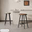 Chaise d'appoint brune (lot de 2)-2110109481-2110109485