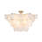 Bannasch 4-Light Layered Handmade Glass Semi-Flush Mount-2085445371-2085445370