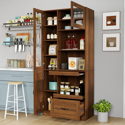 Armoire de cuisine avec huche de cuisine