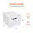 Basic Storage File Boxes With Lid And Handle, Legal/Letter Size, Basic, 20-Pack, White, 16.2"L X 12.5"W X 10.5"H