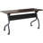 Rectangle Flip Top 23.63'' L Training Table with Casters and Modesty Panel and Cable Management-73574290-20685669-20685666