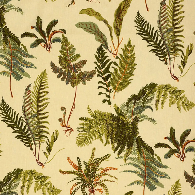 Les Fougeres Fabric, Antique