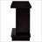 Fiona Cappuccino Engineered Wood Pedestal Console Table, A Sturdy And Stylish Addition For Any Interior Space.