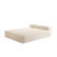 Canapé sans cadre de 78,7 po, canapé-lit convertible 2-en-1 avec 3 coussins en velours côtelé moelleux, canapé 3 places multifonctionnel pour les petits espaces, les appartements et les chambres-1627340932