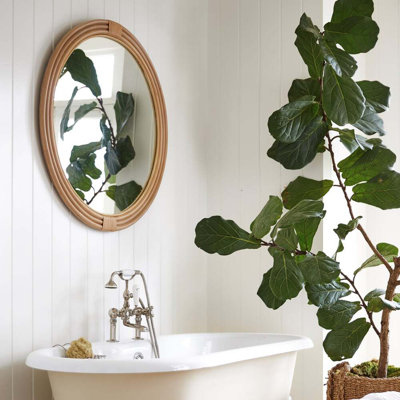 Pelicano Flat Rattan Wall Mirror
