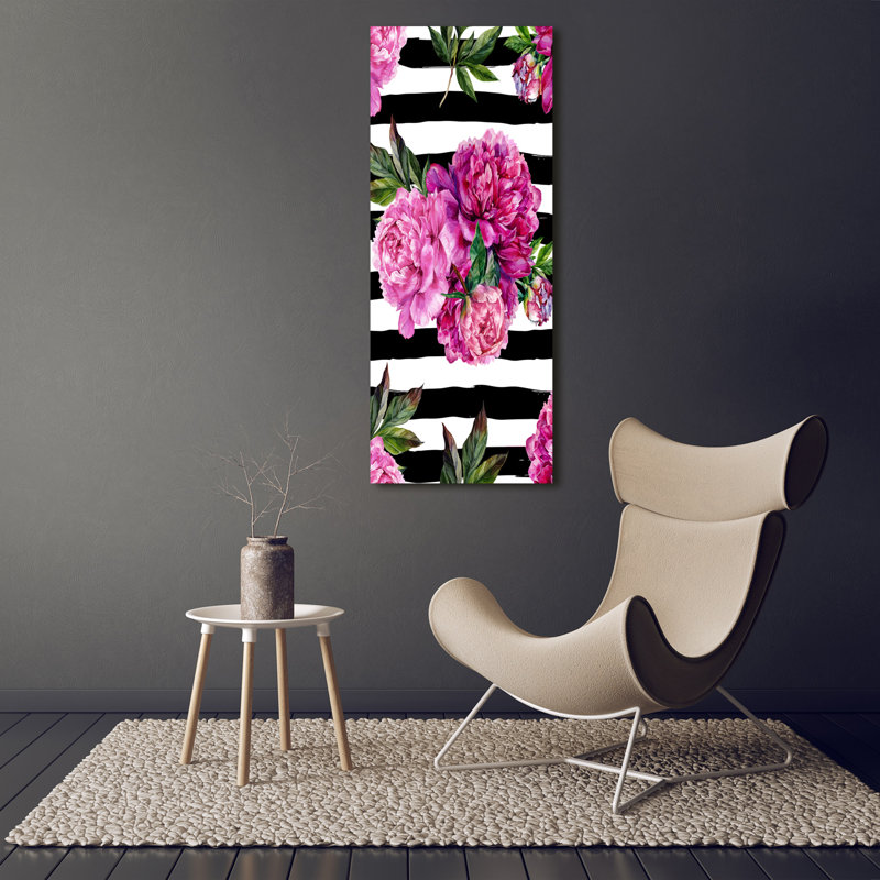 Peonies - Wrapped Canvas Print