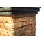 Aledra Square Polyresin Propane Smokeless Fire Column